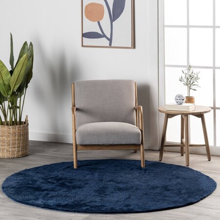 Nuloom Loni Solid Machine Washable Shag Area Rug 4ft BIVD01B-R404